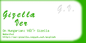 gizella ver business card